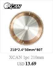 XCAN 1 шт. Диаметр 250-300 мм 28/40/60/80T циркулярная пила по дереву лезвие mulitpurpose TCT твердосплавный пильный диск