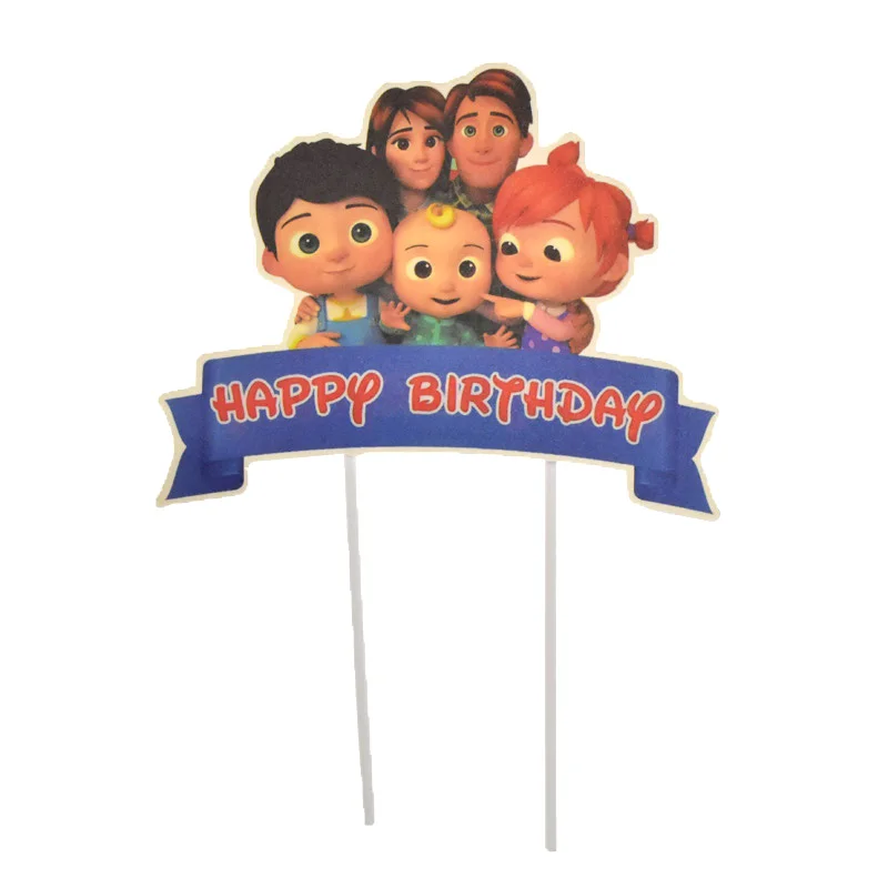 Топпер для торта Cocomelon украшение на первый день рождения ребенка товары