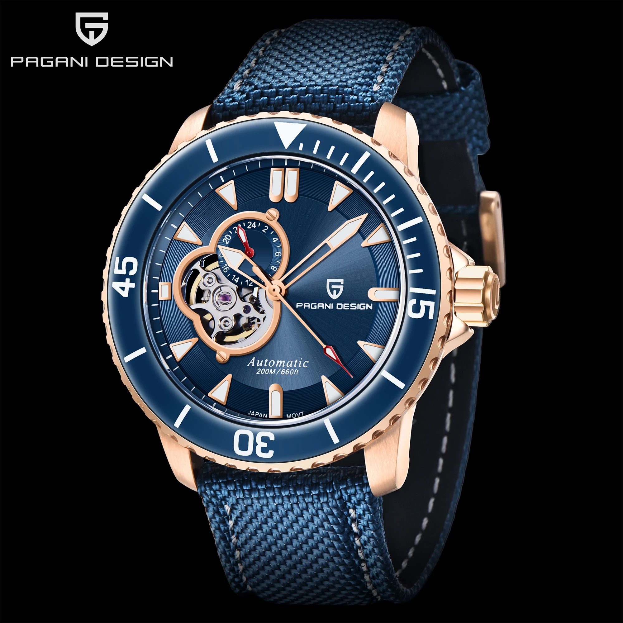 

PAGANI DESIGN Men Mechanical Watch Luxury Business Waterproof Stainless Steel Men's Watches Automatic Wristwatch Reloj Hombre