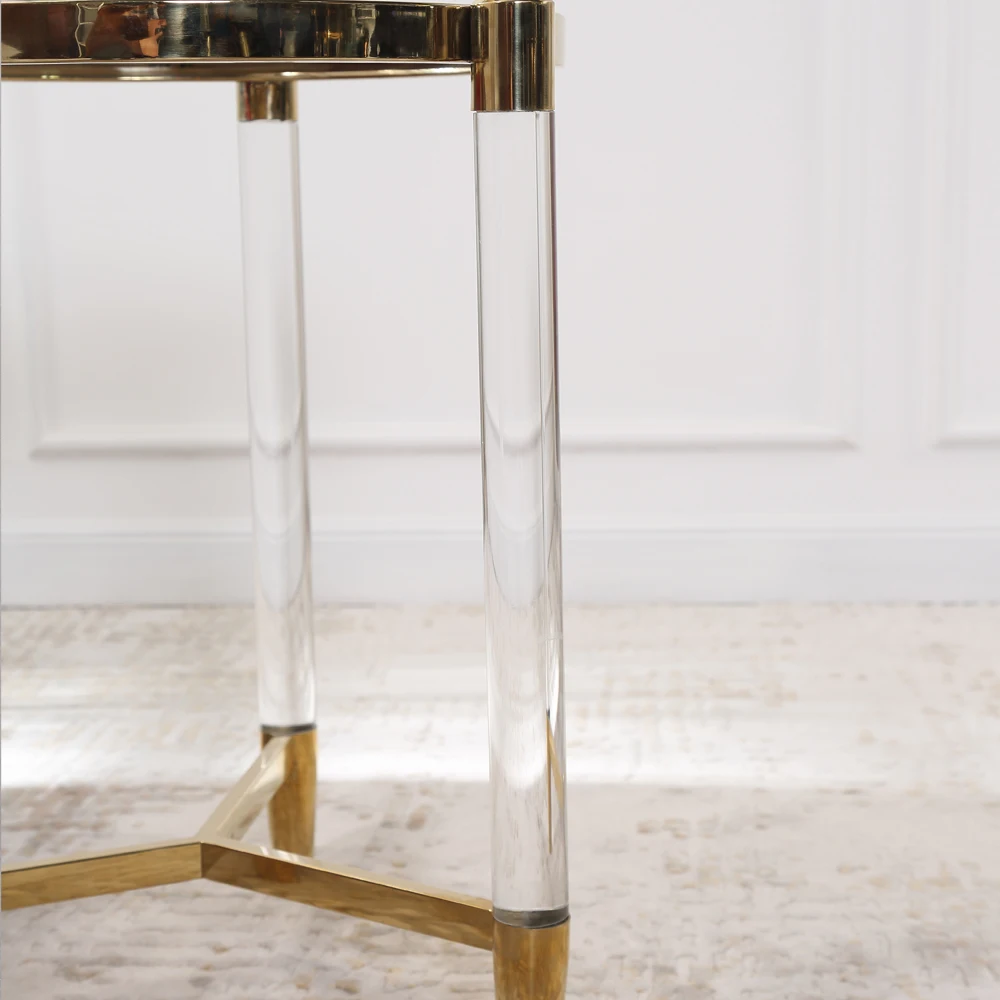 Круглый прикроватный столик Sol для гостиной роскошный стильный кофейный мебель