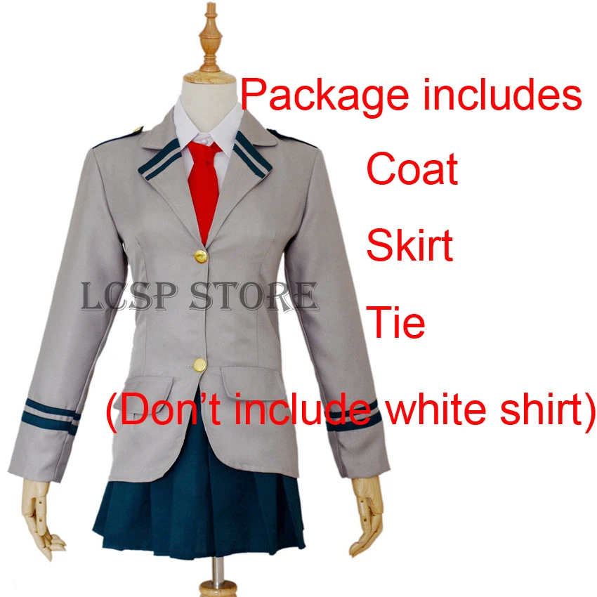 package 1 LCSP My Hero Academy мидория изуку deku OCHACO URARAKA японский костюм для косплея аниме Все · Might школьная форма Одежда - Цвет: package 1