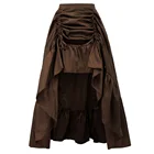 Юбка с оборками в викторианском стиле женская одежда винтажный готический костюм в стиле ретро стимпанк юбка-рубашка Длинная юбка для девушек