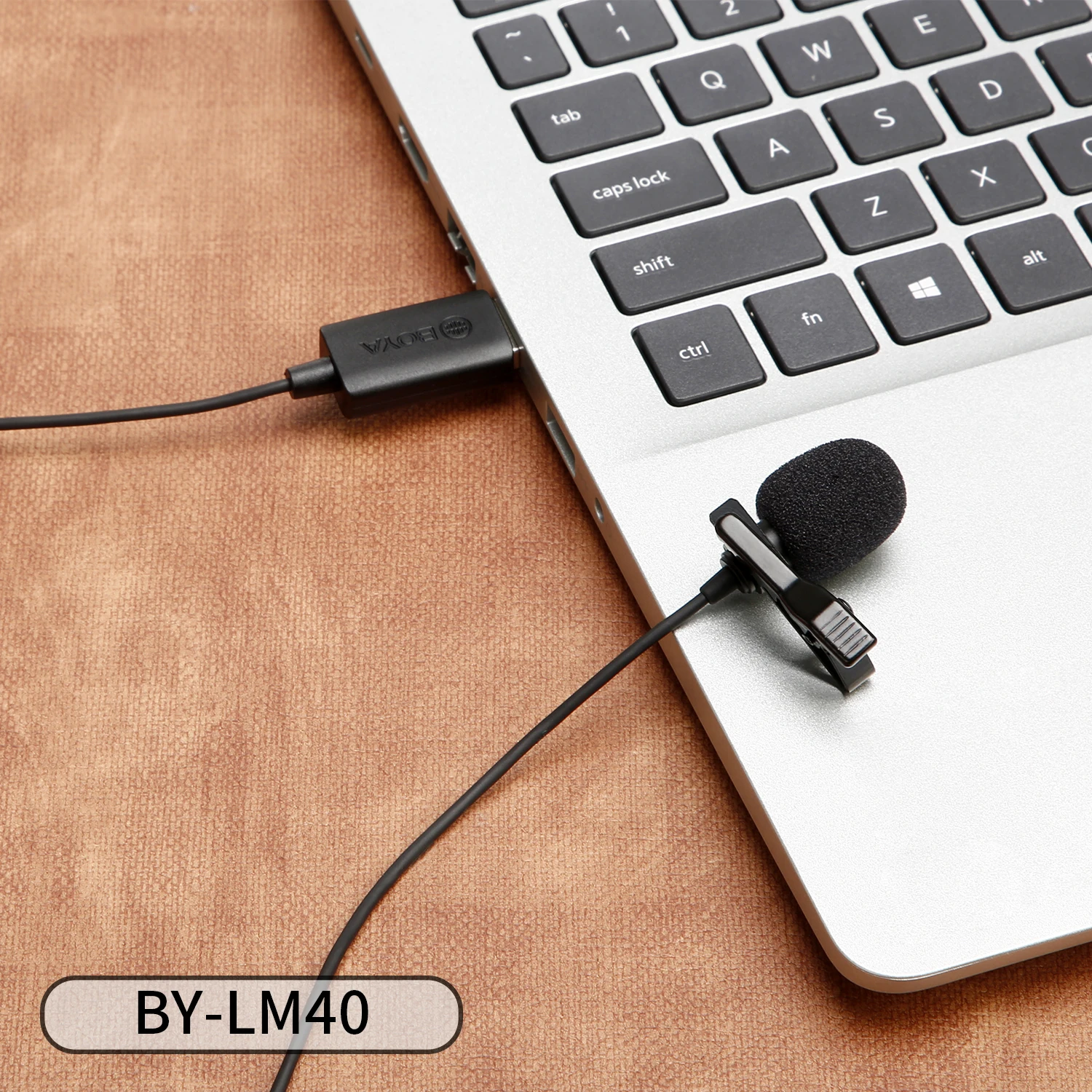 Петличный микрофон BOYA BY-LM40 4 м USB-микрофон для ПК прямых трансляций Youtube записи |