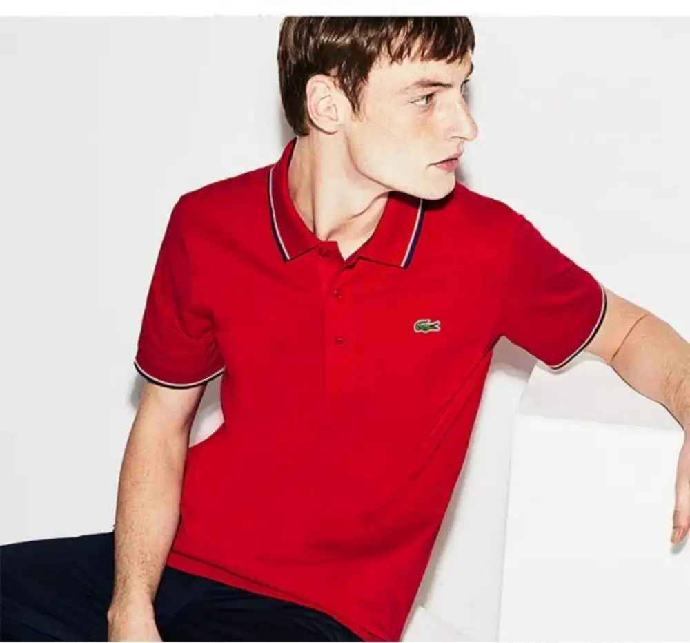 Новинка Le Coq Sportif Летняя Повседневная дышащая мужская футболка с коротким рукавом