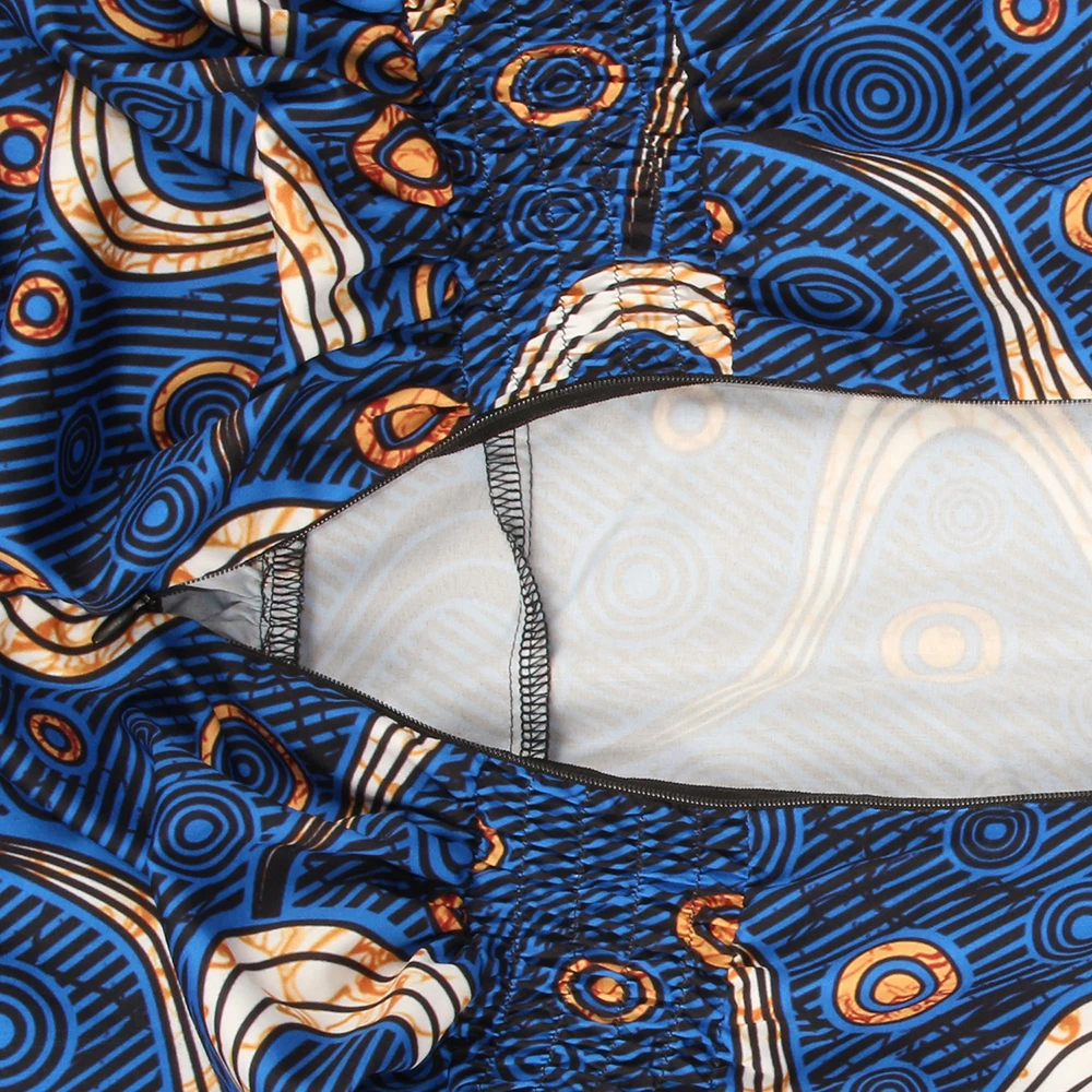 

MD Plus Size Sleeveless Dress 2021 New African Clothes Ankara Dashiki Print Dress Fashion Party Dresses for Women Robe Africaine