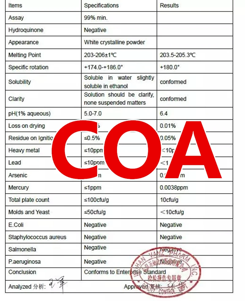 99% порошок альфа-арбутина добавка для отбеливания кожи удаление темных точек на