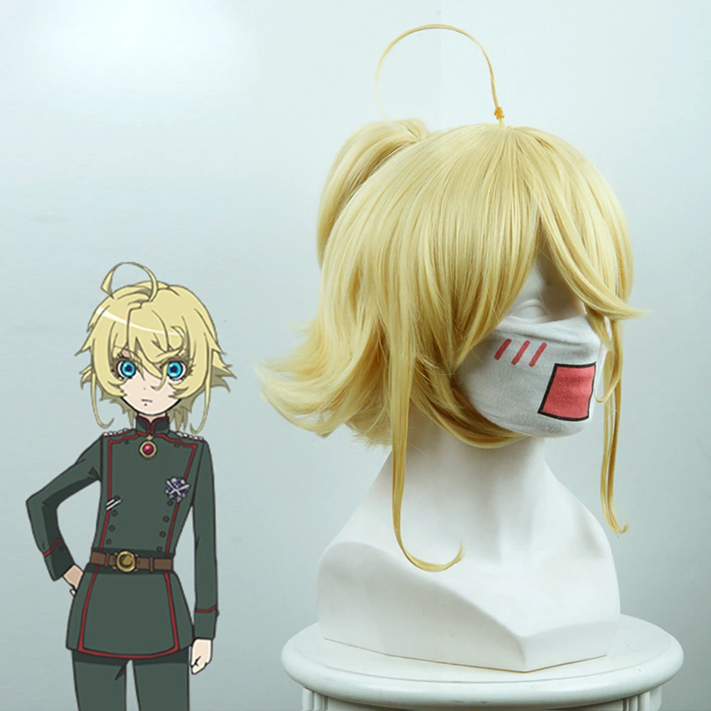 Парик для косплея Youjo Senki Tanya von degurecaff термостойкий прямой из синтетических волос