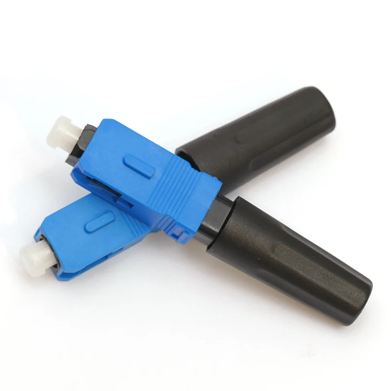 

100PCS FTTH SC UPC 3M Type single-mode fiber optic quick connector SC FTTH Fiber Fast Connector SC PC Connector