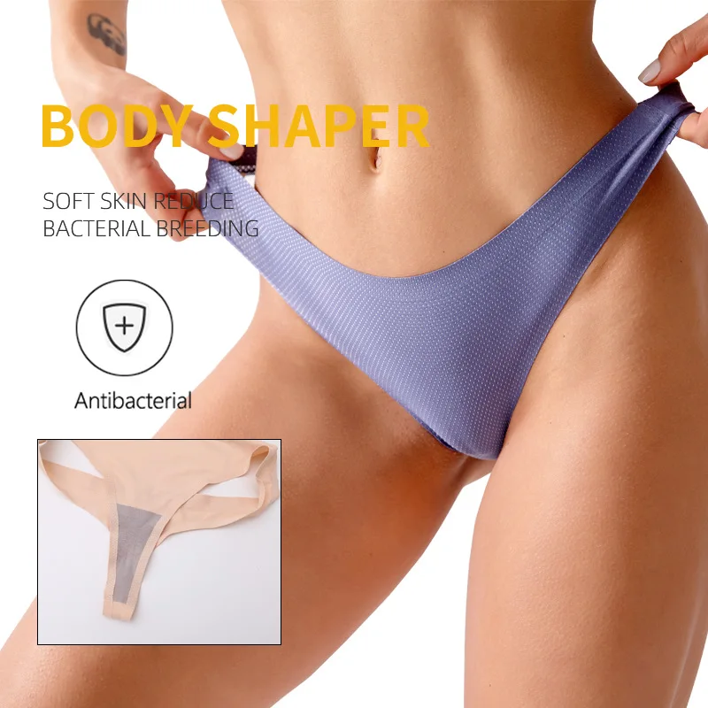 

Женские Бесшовные трусики-стринги из вискозы