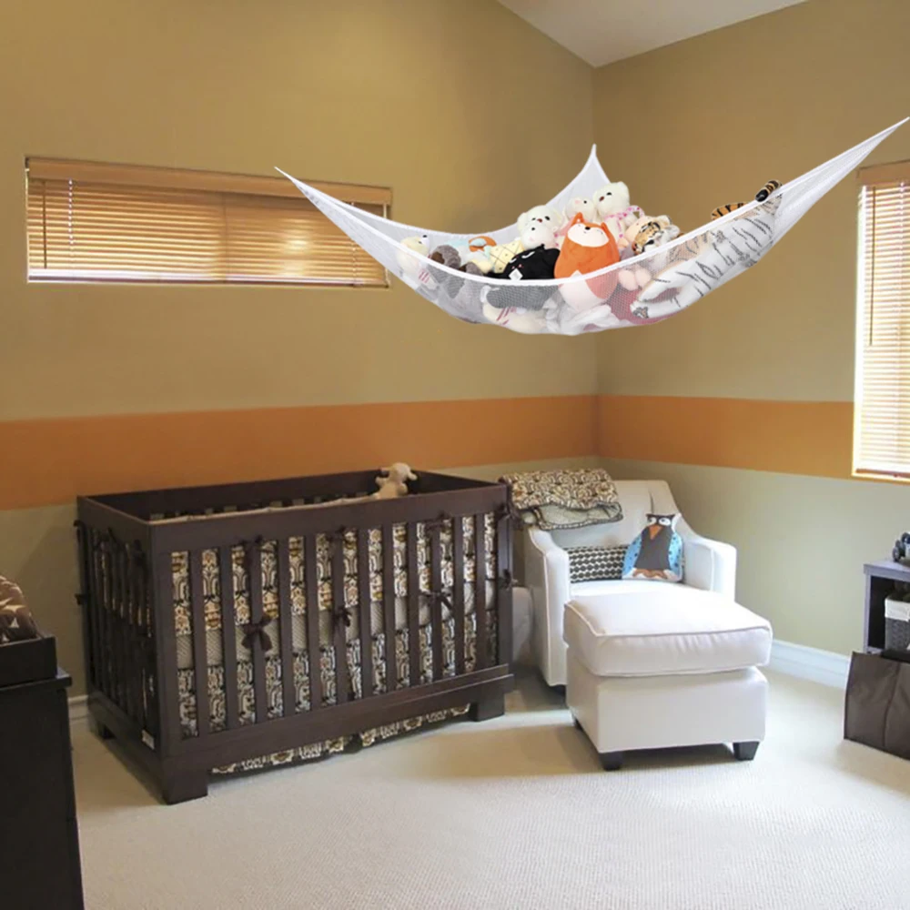 Детские сетчатые сумки для игрушек и мячей хранения сетчатый гамак органайзер