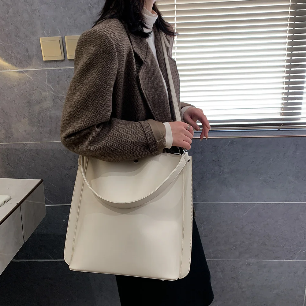 

Women Fashion Pu Shoulder Inclined Should Bag Large Capacity Print Single Shoulder Bag Waterproof Casual Tote Big Handbags