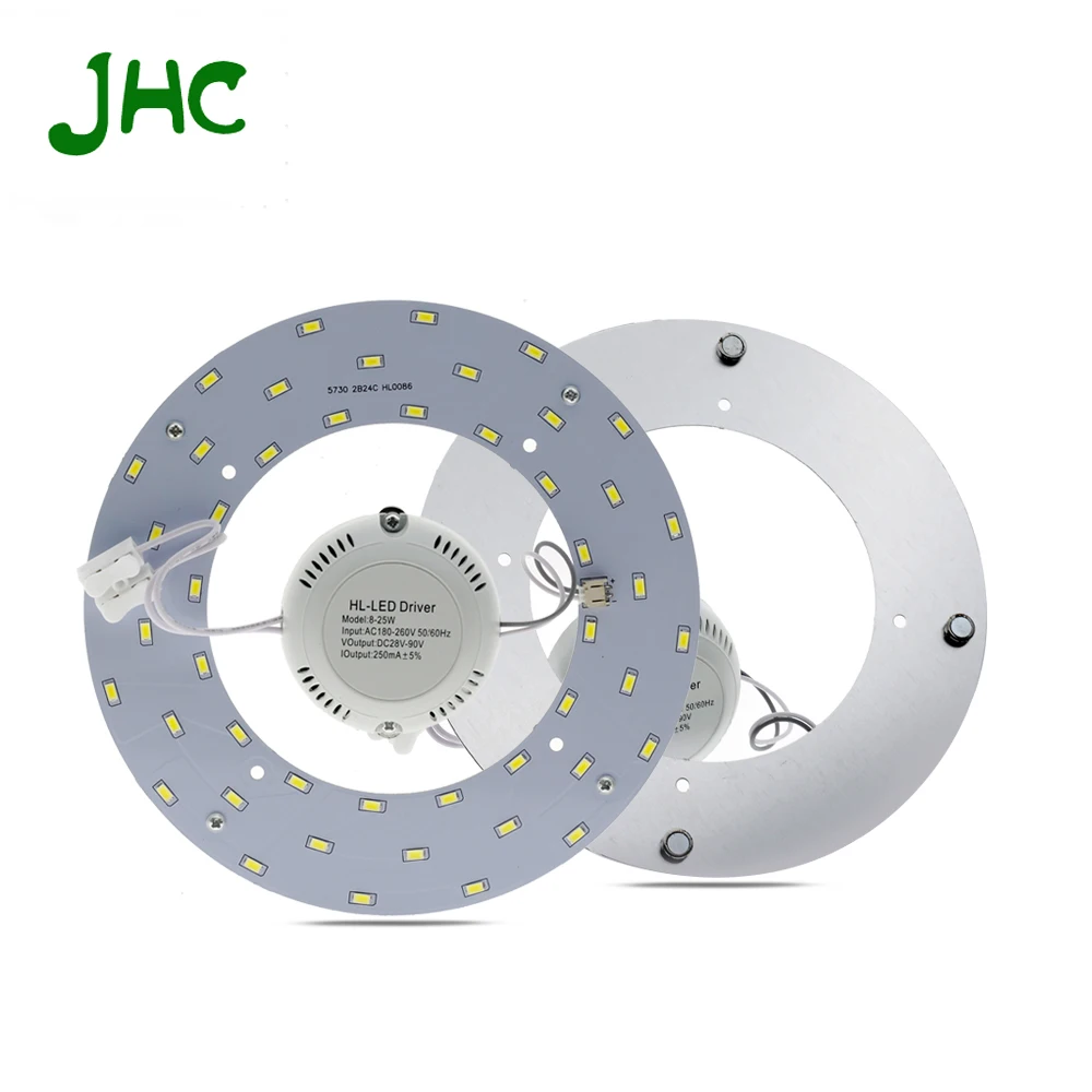 High Brightness 5730 Chip LED Ring Tube 18W 24W 36W LED Ring Panel Circle Light 220V LED Lighting Plate for Ceiling Lamps