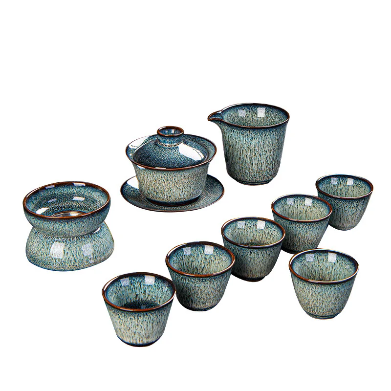 

Ceramic Glaze Teacups Chinese Kung Fu Teaware Sets China Tea Set Teapot Teaset Gaiwan Set Tea Cups Of Tea Ceremony Master Teapot