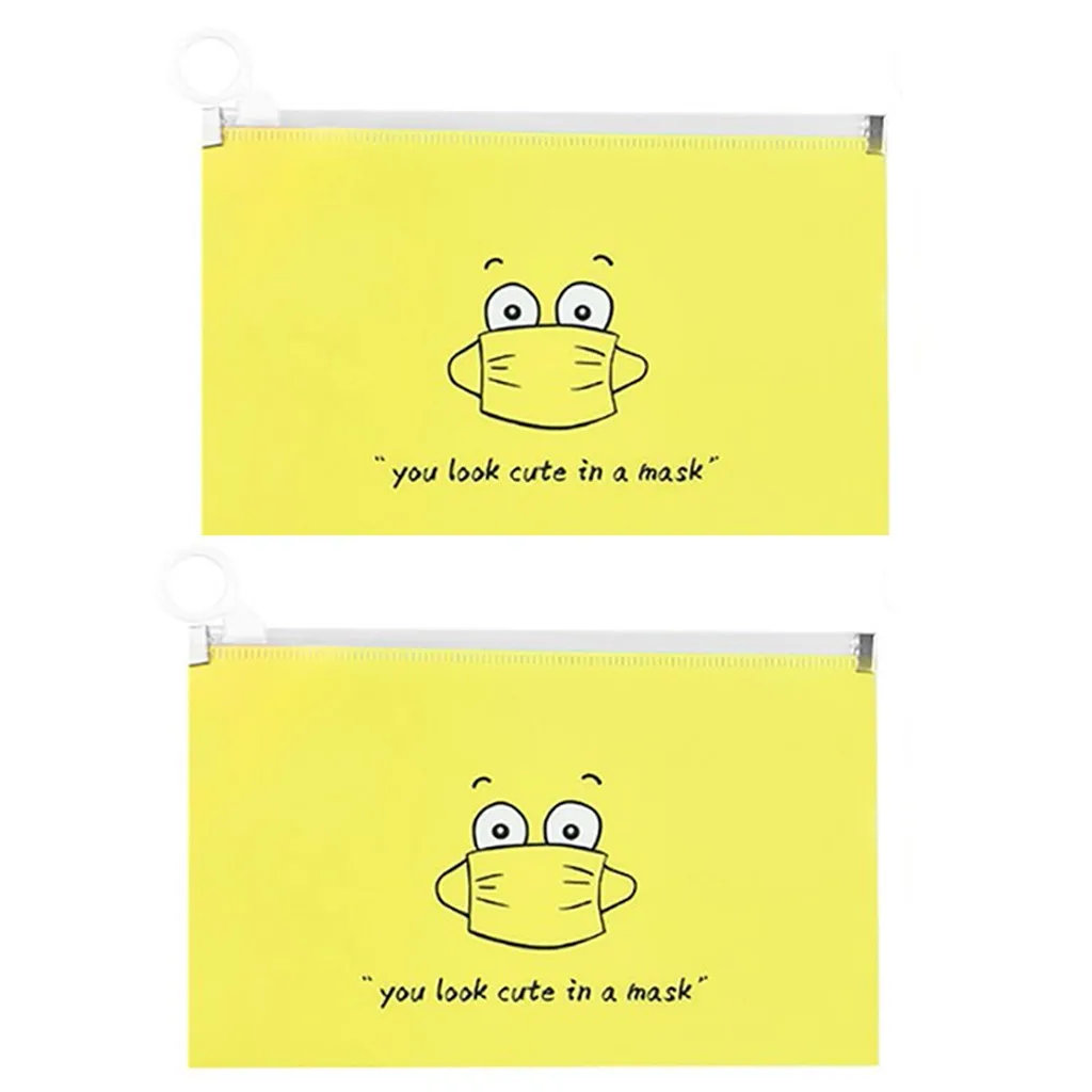 Водонепроницаемый портативный органайзер для масок лица складные сумки очистки