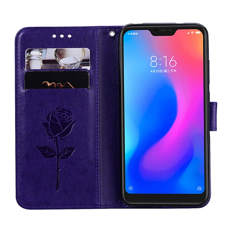 

Rose Pattern Flip Case For Xiaomi Redmi Note 5A 5 Plus 6 Pro 6A 5A Note 5 Pro 5A Prime 4X 3S 4A S2 F1 Mi A1 A2 Lite 6 6A Cover