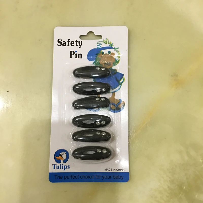 Популярные безопасные булавки P002a с камнями высококачественные зажимы для шарфа