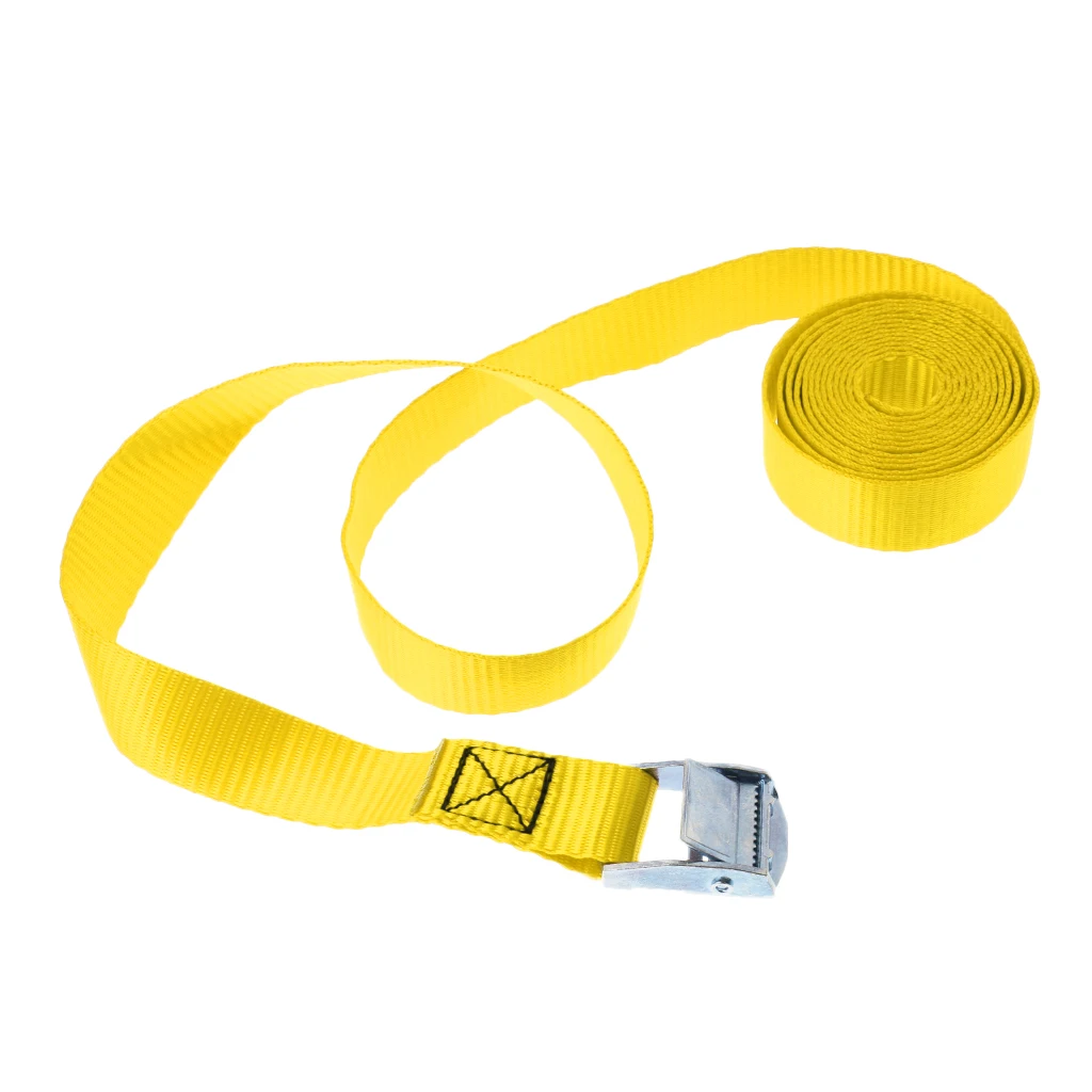 Heavy Duty Metal Cam-locking Buckle Tie Down Straps Strong Polyester Lashing | Boat Accessories