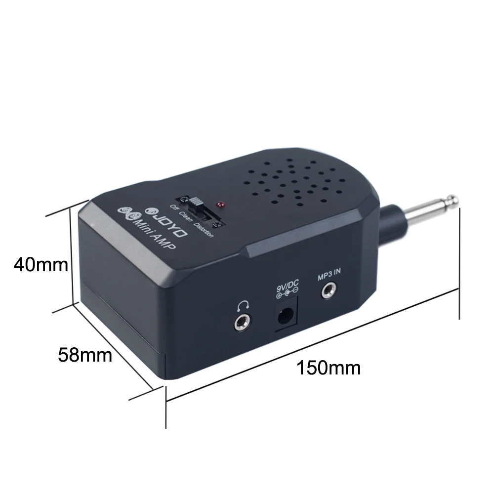 joyo ja01 mini gitarre verstärker amp kopfhörer gitarre lautsprecher mp3 kopfhörer amp sauber verzerrung wirkung für elektrische g