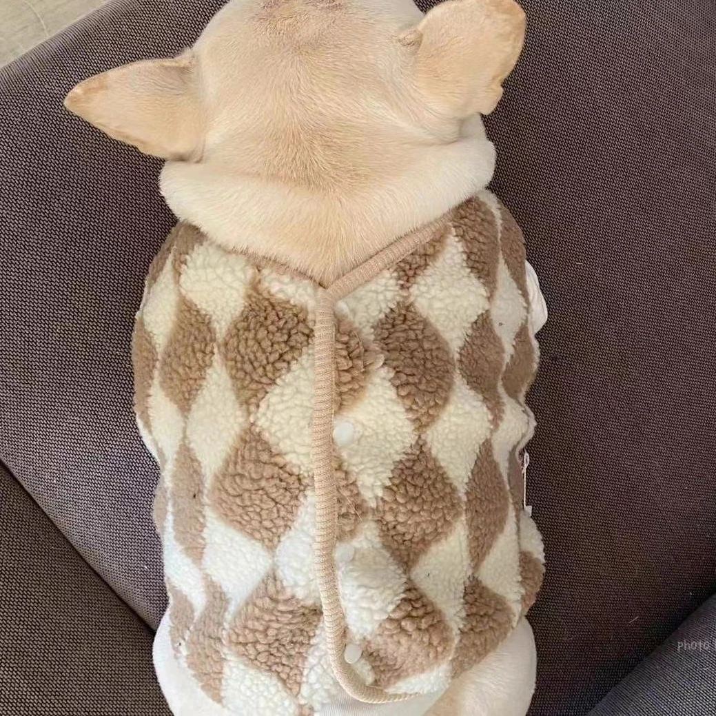 Зимнее пальто для домашних питомцев наряд щенков жилет одежда Йорка