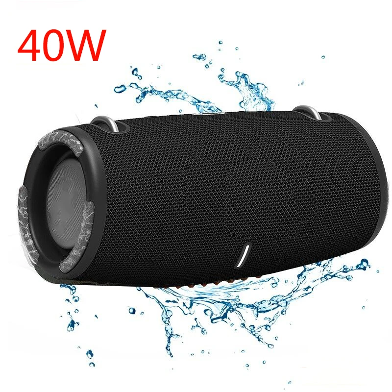 40W High Power Bluetooth Speakers Subwoofer TWS Wireless Portable Outdoor Waterproof Music Player Sound Box Column Caixa De Som