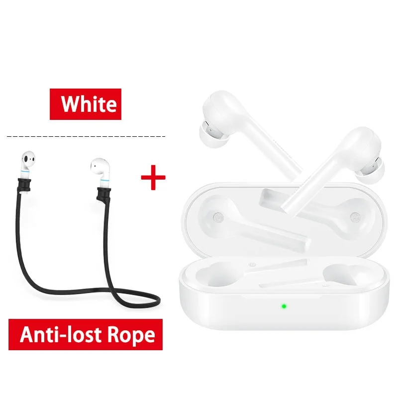 Buds lite white rope Оригинальные наушники huawei FreeBuds enjoy, водонепроницаемые, IP54, Беспроводная зарядка, управление Bluetooth 4,2, huawei Freebuds lite, наушники - Color: Buds lite white rope