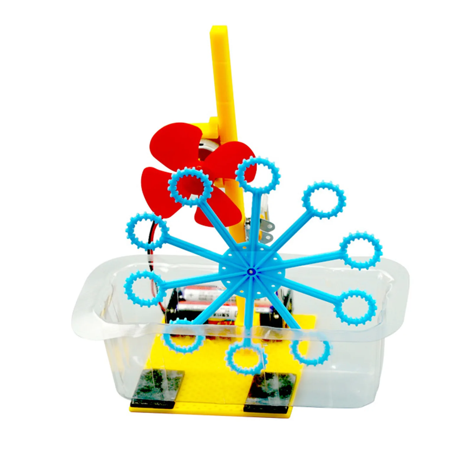 

Bubble Machine Science And Technology Creativity DIY Package Handmade Bubble Machine Game Machine Gift For Children