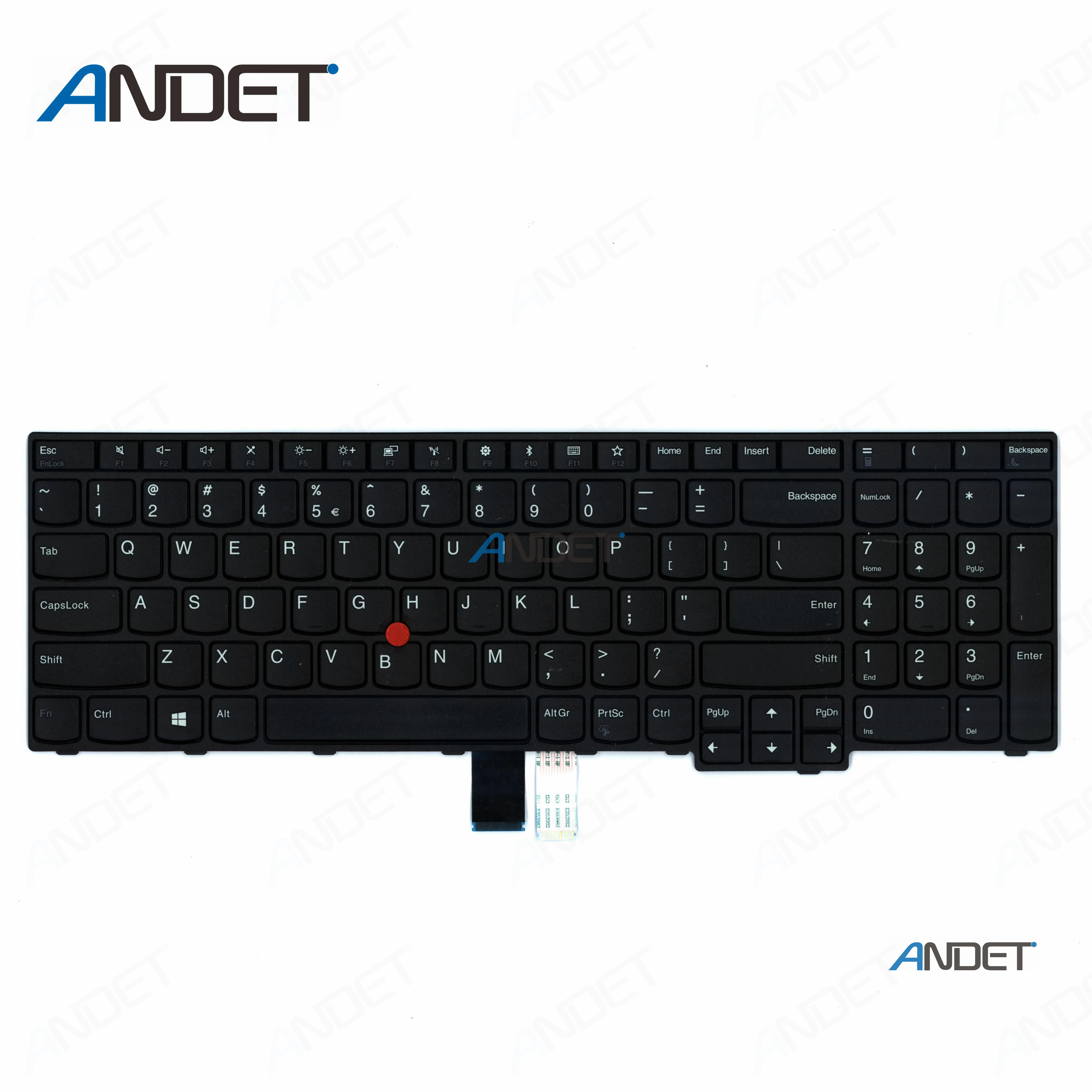 

New US English Laptop Keyboard For ThinkPad E570 E575 USI USE Keyboard Replacement NO Backlight FRU 01AX200 01AX160 01AX120