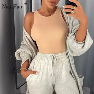 Женский эластичный Топ с круглым вырезом, летний