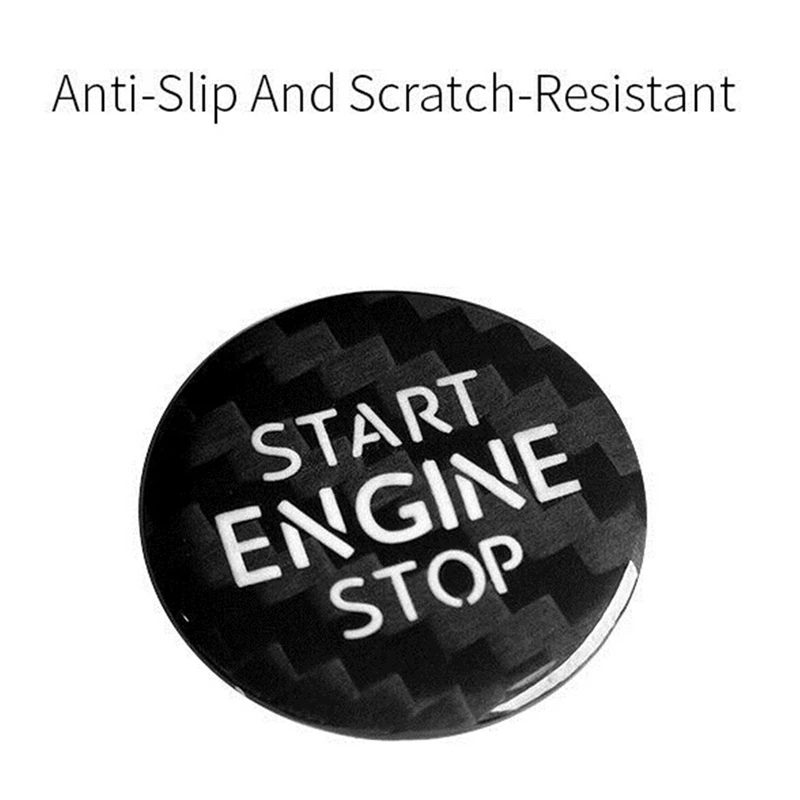 Углеродное волокно кнопка запуска и остановки двигателя внутренняя отделка