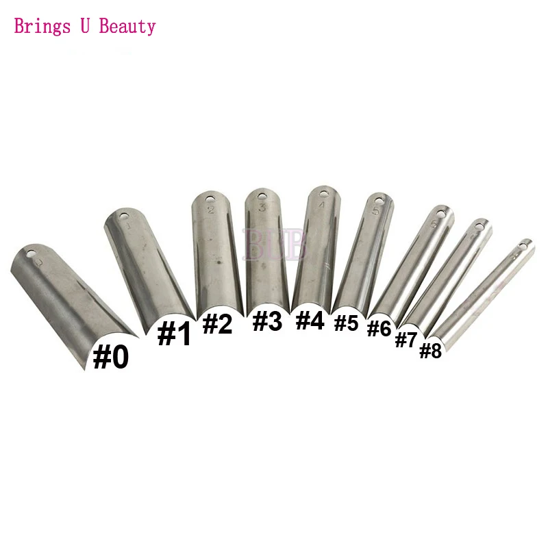 Инструменты для маникюра Easy French Tips Smile Line Cut Nail Art UV Gel Acrylic Essenial Tools 9 Sizes Cutter Edge Trimmer Template.