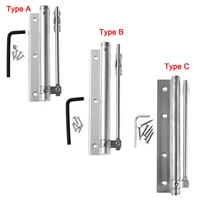 automatic door closer aluminum alloy safety spring door lock adjustable stainless steel auto closer tools for fire engine doors