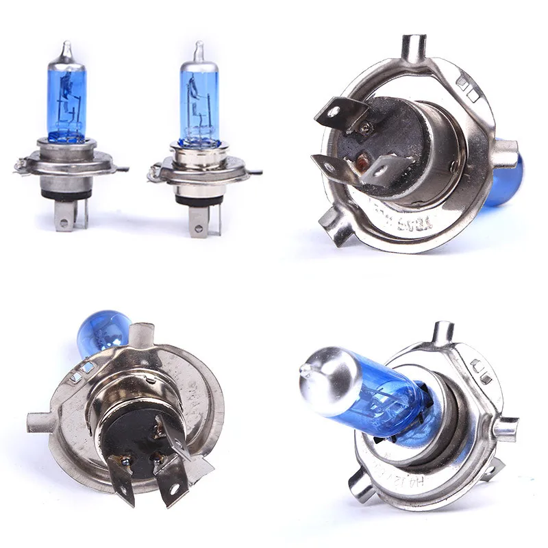 

New Ultra White Light Car Headlight 12VH4 55W/100W Car Halogen Bulb H4 Car Halogen Bulb Auto Products Accessories Decoration