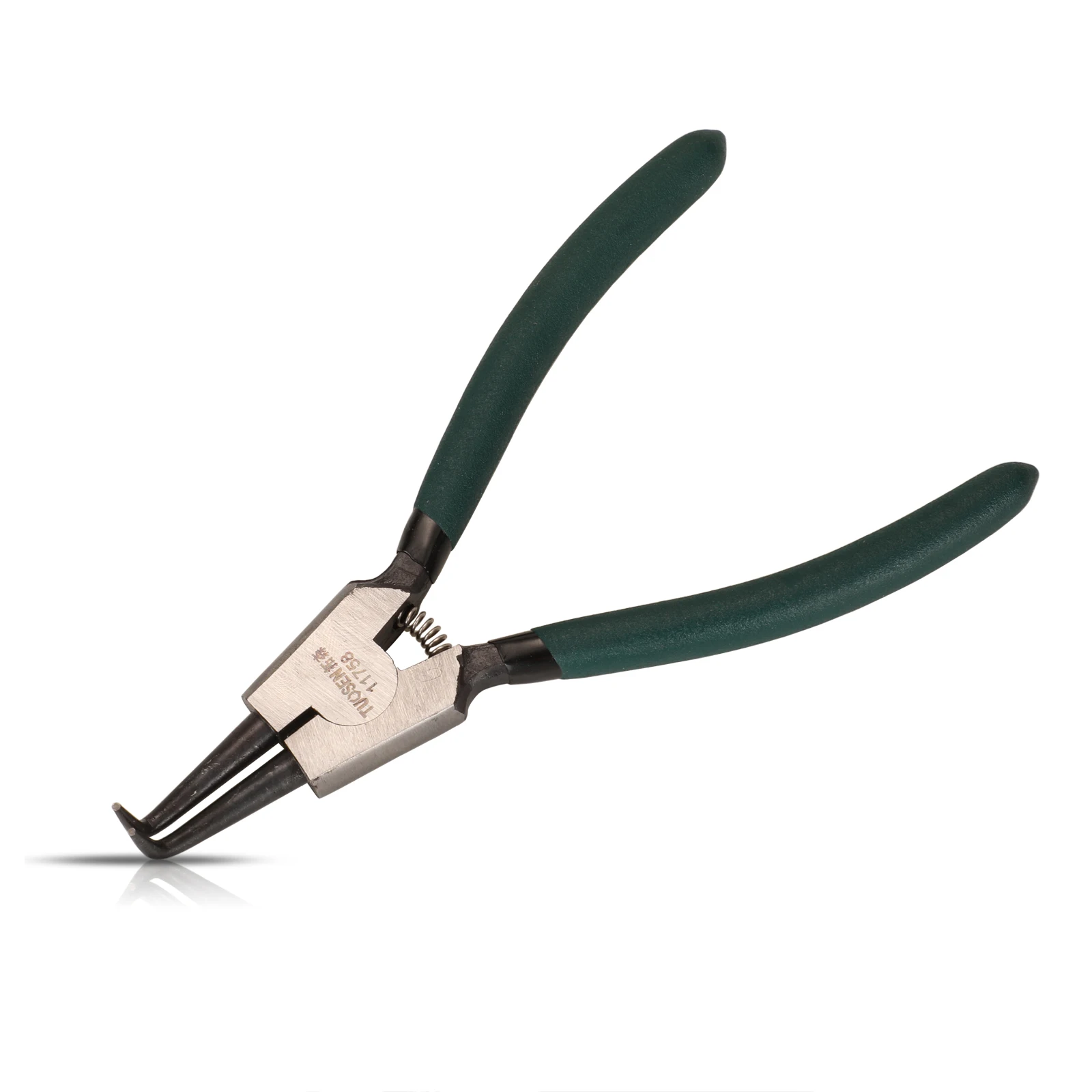 

Kutery Circlip Plier Outer bend Carbon Steel Tip Circlip Snap Ring Plier Repair Hand Tool