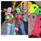 Неоновая Балаклава с тремя отверстиями, лыжная маска AK47, тактическая маска, маска на все лицо, зимняя шапка, маска для вечеринки, ограниченная вышивка, подарки 2022