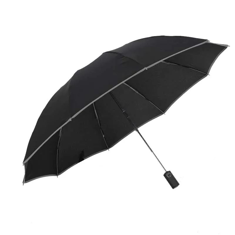 

Automatic Umbrella Men and Women Three Folding Ten Bones Double Windproof Student Reverse Automatic Umbrella