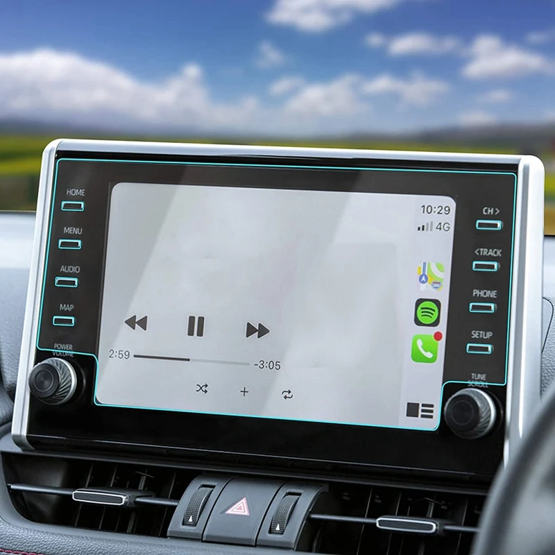 

For Toyota RAV4 Adventure Limited 2019-2021 8-Inch Car Navigation Press Screen Protector Film Display Tempered Glass