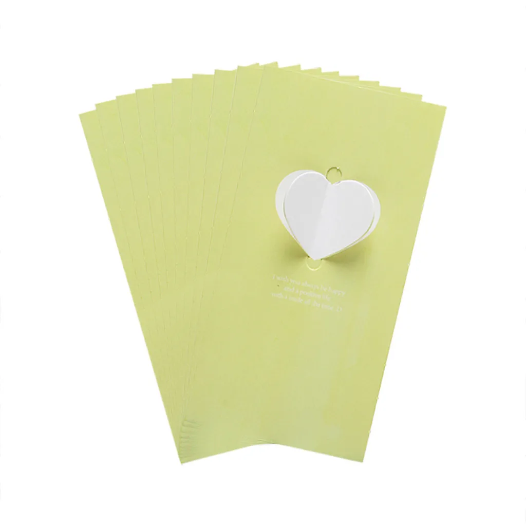 10 шт. рождественские открытки ко Дню Святого Валентина креативные подарки