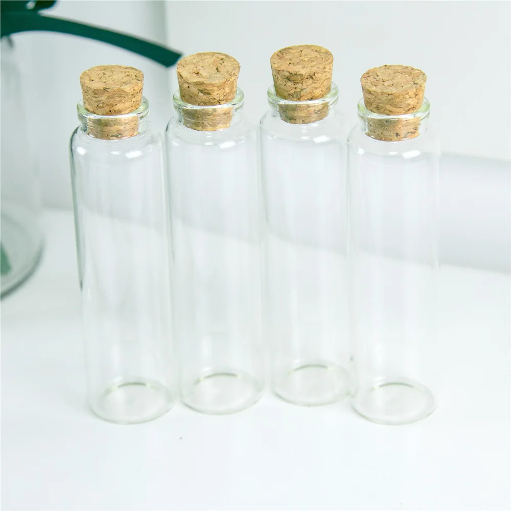 Hyaline Стекло контейнеры 55 мл банки с пробками милые пустой парфюмерный украшения