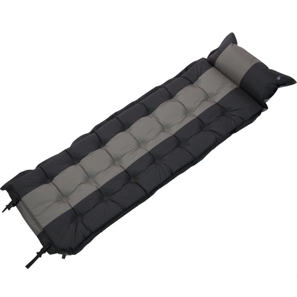 

Hot Outdoor Inflatable Camping Sleeping Mat Mattress Moisture-proof Inflation Pad with Pillow MVI-ing