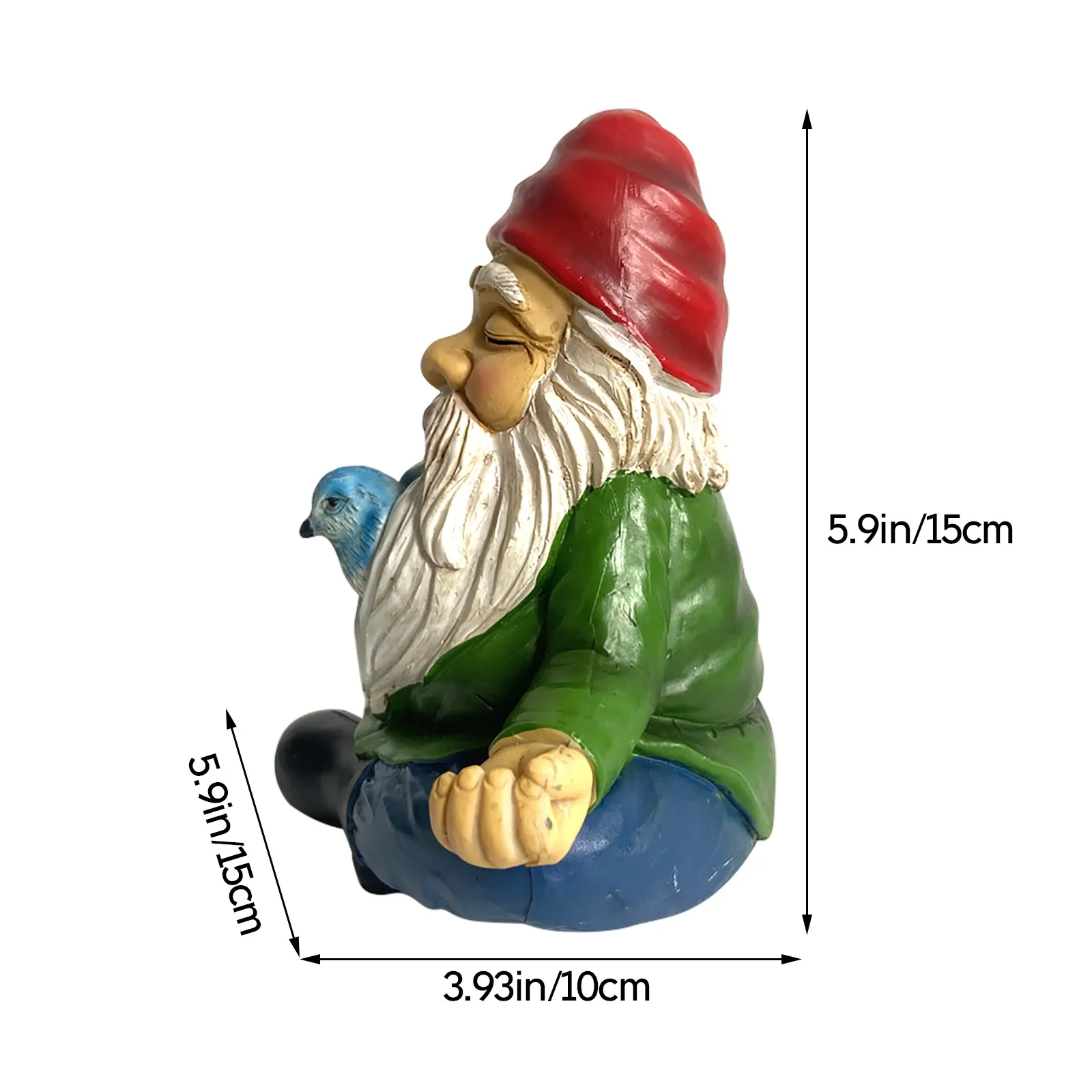 

Dwarf Ornament Home Decoration Ornament Doll Magic Garden Gnome Faceless Doll Ornaments Outdoor Yard Sculpture Xmas Gifts