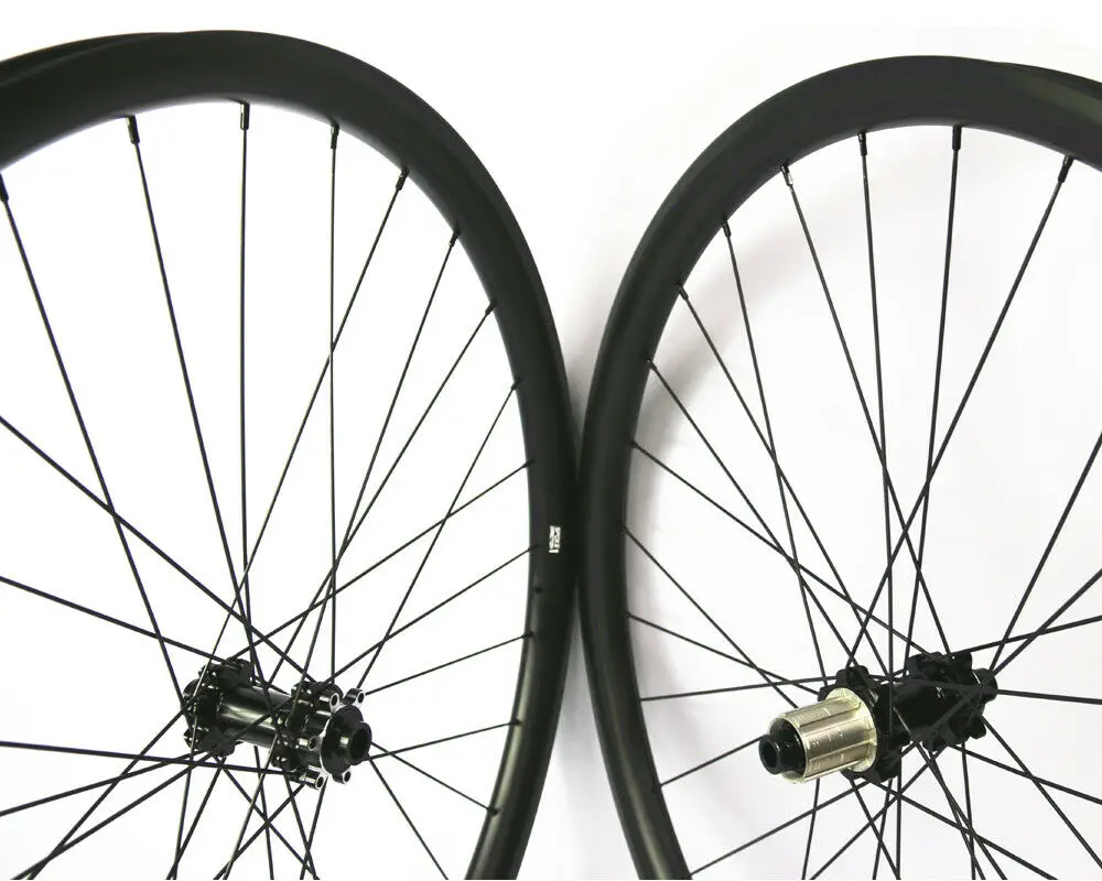 29er Углеродные MTB колеса 33 мм ширина Powerway M42 прямой Тяговый концентратор UD Matt 28