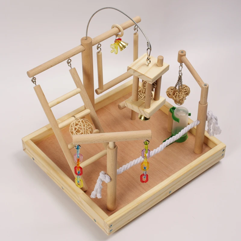 Принадлежности для тренировки птиц маленькая подставка попугаев игровая