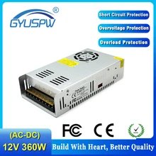 DC12V 360W 600W Регулируемый переключатель питания AC110v 220v к DC36V DC24V DC30V