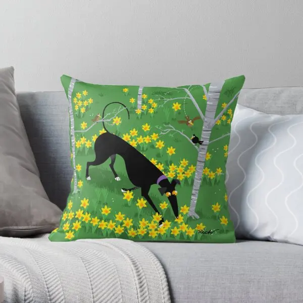 

Daffodil Hound Soft Decorative Throw Pillow Cover for Home Pillows NOT Included