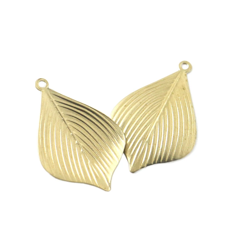 

Jewelry Accessories Clothing Accessories Brass Leaf Oval Shell DIY Handmade Earrings Necklace Pendant