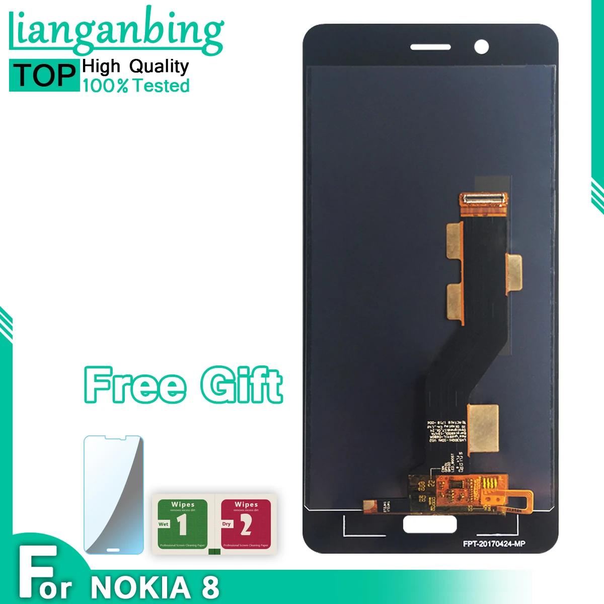 Для Nokia 8 N8 TA-1012 TA-1004 TA-1052 Полный ЖК-дисплей сенсорный экран дигитайзер сборка запасные части