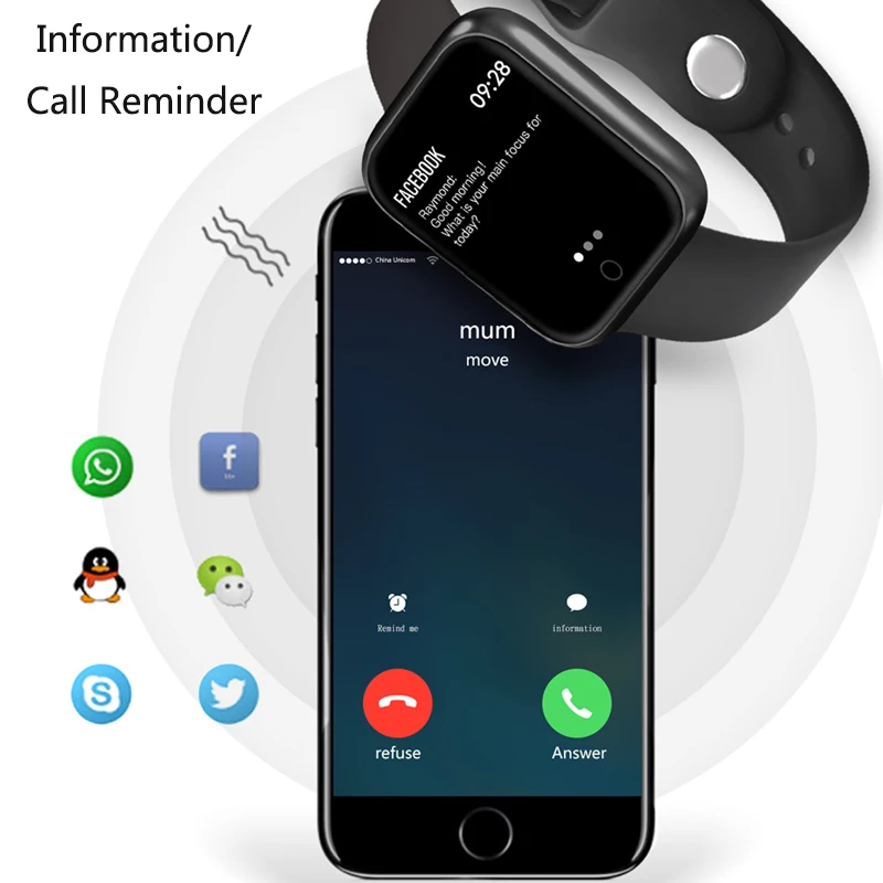 Женские IP68 Водонепроницаемые Смарт-часы P70 P68 T80, умные часы, пульсометр, кровяное давление, монитор SPO2, фитнес-трекер, браслет, часы