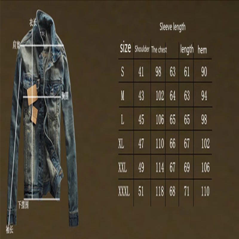 

Denim jacket male 2021 spring and autumn new personality denim jacket fashion casual jacket male lapel jacket