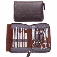 familife manicure set 11pcs stainless steel nail care tools with mini finger nails cutter clipper universal home office