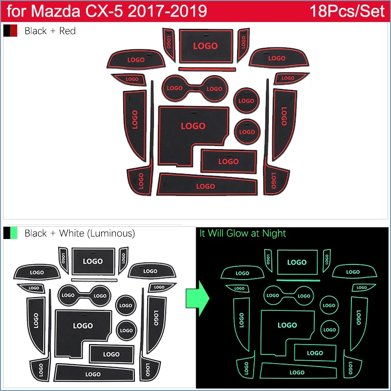 Противоскользящая резиновая накладка на дверь для Mazda CX 5 MK2 KF CX5 внутренний 2017 2018